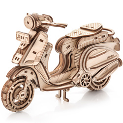 Little Story Drewniane Puzzle Model 3D - Skuter Sting