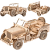 Little Story Wooden Model 3D Puzzles DIY - Military Vehicle Jeep