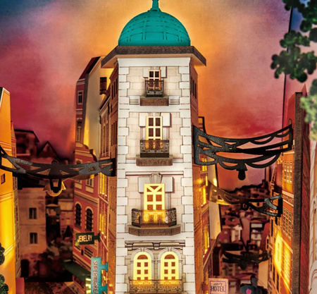 ROBOTIME Drewniane Puzzle Model 3D DIY Book Nook