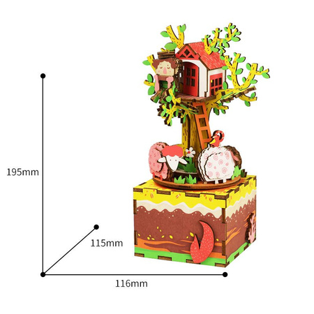 ROBOTIME Wooden 3D Puzzle - Tree House Posse