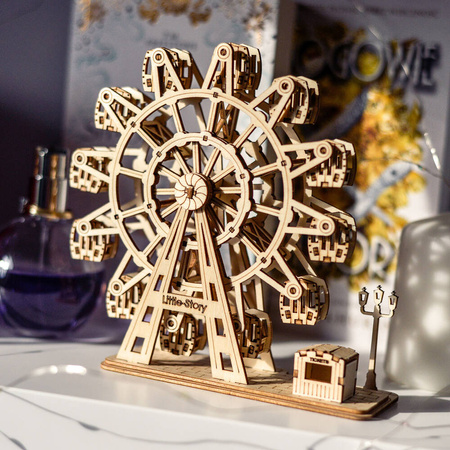 Little Story Wooden Model 3D Puzzles DIY - Ferris Wheel