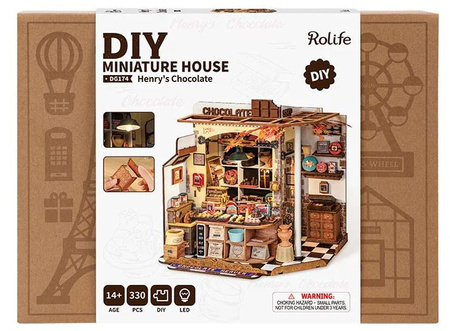 ROBOTIME Składany Drewniany Model Puzzle 3D - Piekarnia Becky