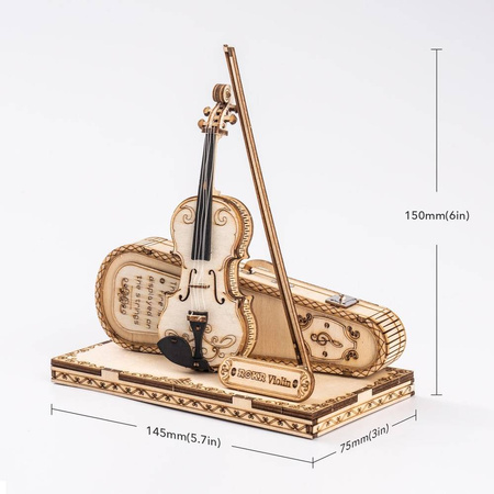 ROBOTIME 3D Wooden Puzzle - Violin