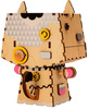 ROBOTIME Drewniane Puzzle 3D - Doniczka Kotek