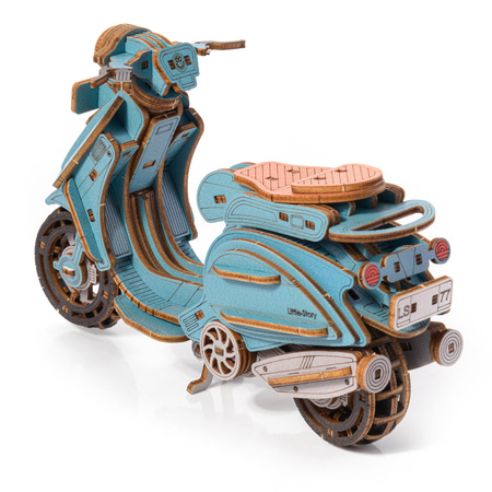 Little Story Drewniane Puzzle Model 3D - Skuter Sting