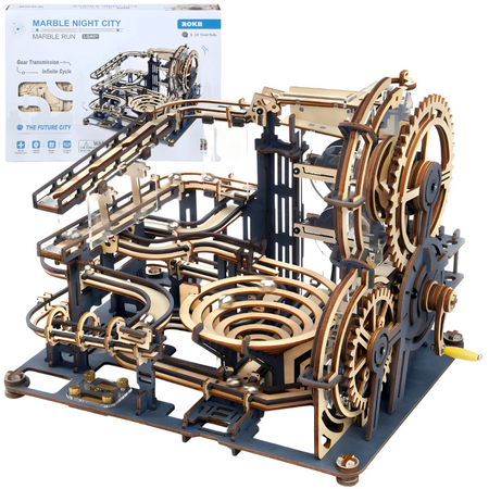 ROBOTIME Wooden 3D Puzzle - Ball Race Track LGA01