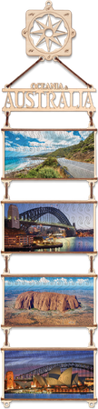 EWA Wooden Double-sided Puzzle - Australia and Oceania