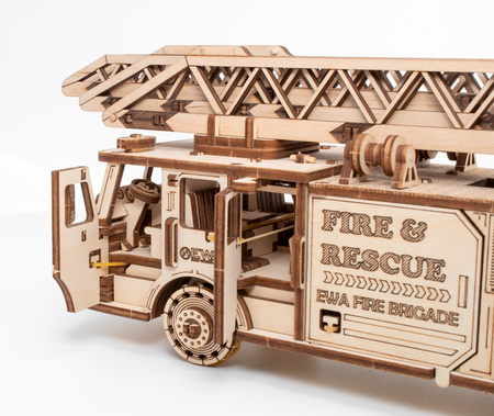 EWA Wooden 3D Puzzle - Fire Truck