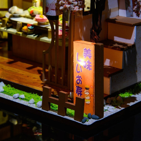 LITTLE STORY Folding Wooden LED Model - Sushi House