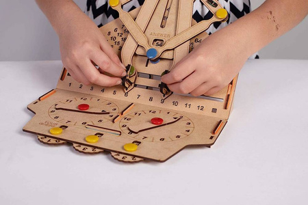 Smartivity Wooden Mechanical 3D Puzzle - Multiplication Machine