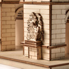 Little Story Wooden Model 3D Puzzles DIY - Triumphal arch