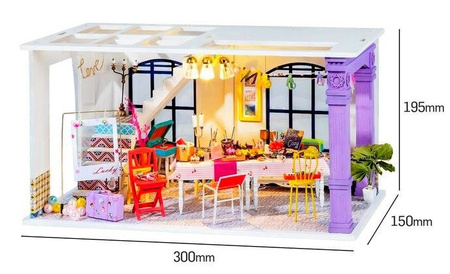 ROBOTIME Folding Wooden LED Model - Banquet Hall