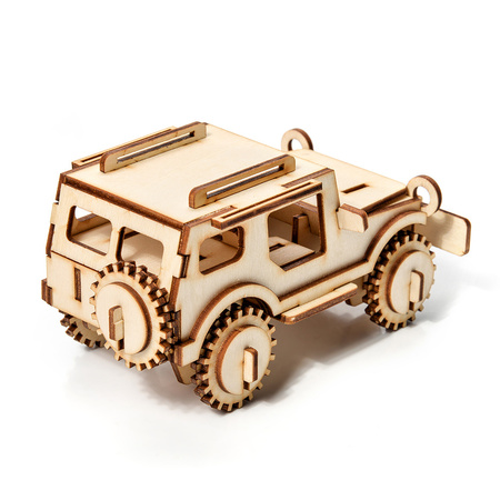 Little Story Wooden Model 3D Puzzle - Jeep