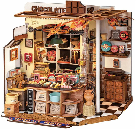 ROBOTIME Składany Drewniany Model Puzzle 3D - Piekarnia Becky