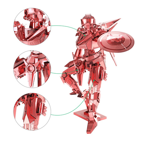 Piececool Puzzle Metal 3D Model - Mech Shield Man