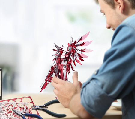 Piececool Puzzle Metalowe Model 3D - Mech Robot "Thundering Wings"