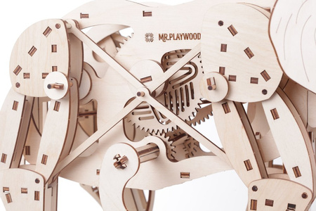 Mr.Playwood Wooden 3D Puzzle - Walking Elephant