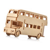 Little Story Wooden Model 3D Puzzle - Bus