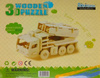 ROBOTIME Wooden 3D Puzzle - Combat Vehicle with Rockets