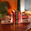 ROBOTIME Składany Drewniany Model 3D LED - Book Nook Pociąg Stulecia