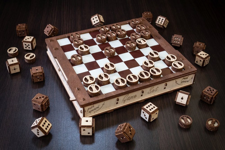 EWA Wooden 3D Puzzle - Game Set