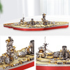 Piececool Puzzle Metalowe Model 3D - Okręt Wojenny Fuso