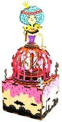 ROBOTIME Drewniane Puzzle 3D - Pozytywka Księżniczka