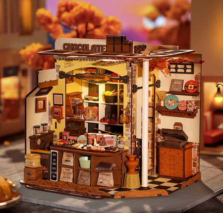 ROBOTIME Składany Drewniany Model Puzzle 3D - Piekarnia Becky