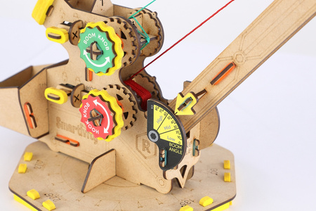 Smartivity Wooden Mechanical 3D Puzzle - Construction Crane