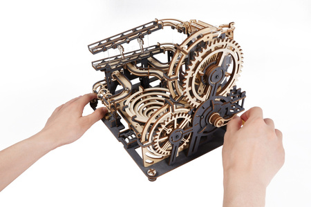 ROBOTIME Drewniane Puzzle 3D - Tor Do Wyścigu Kulek LGA01