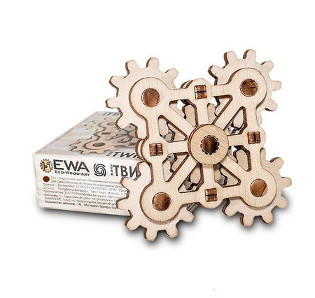 EWA Wooden 3D Puzzle - Mini Twister