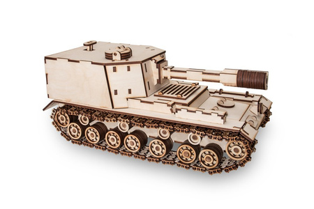 EWA Wooden 3D Puzzle - Tank SAU-212