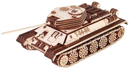 EWA Wooden 3D Puzzle - Tank T-34-85