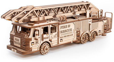 EWA Wooden 3D Puzzle - Fire Truck