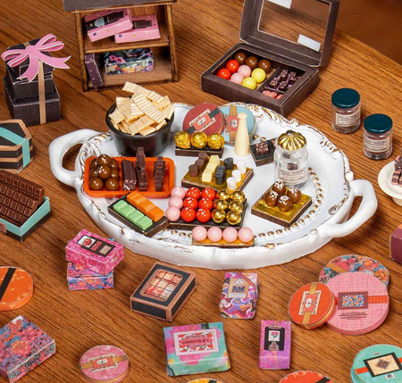 ROBOTIME Składany Drewniany Model Puzzle 3D - Piekarnia Becky