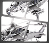 Piececool Puzzle Metalowe Model 3D - Helikopter WUZHI-10