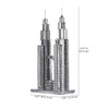 Piececool Metal Puzzle 3D Model - Petronas Towers