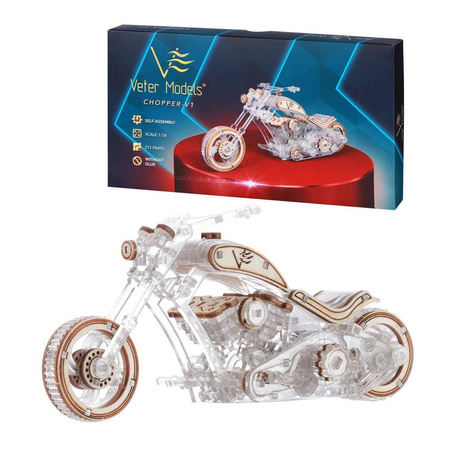 Veter Models 3D Puzzle - Chopper V-1 Motorcycle