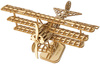 ROBOTIME Wooden 3D Puzzle - Tri-plane Airplane