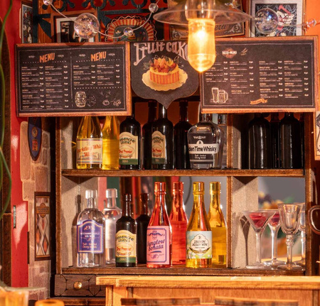 ROBOTIME Składany Drewniany Model Puzzle 3D - Piekarnia Becky