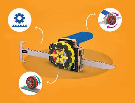 Smartivity Wooden Mechanical 3D Puzzle - Crazy Wheels