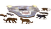 EWA Wooden 2D Puzzle - Panther Puzzle