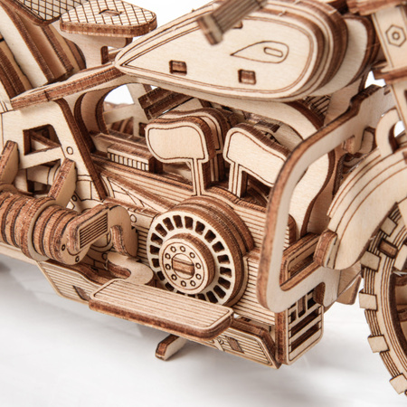 Little Story Drewniane Puzzle Model 3D - Motor Comanche