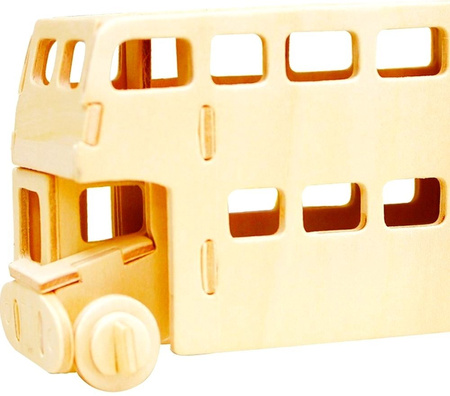 ROBOTIME 3D Wooden Puzzle - Floor Bus