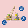 Smartivity Wooden Mechanical 3D Puzzle - Construction Crane