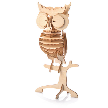 Little Story Wooden Model 3D Puzzle - Owl