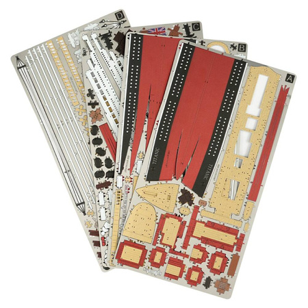 Piececool Puzzle Metalowe Model 3D - Statek Titanic