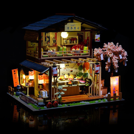 LITTLE STORY Folding Wooden LED Model - Sushi House