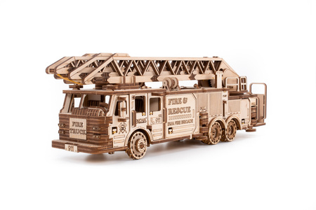 EWA Wooden 3D Puzzle - Fire Truck