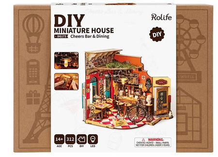 ROBOTIME Składany Drewniany Model Puzzle 3D - Piekarnia Becky